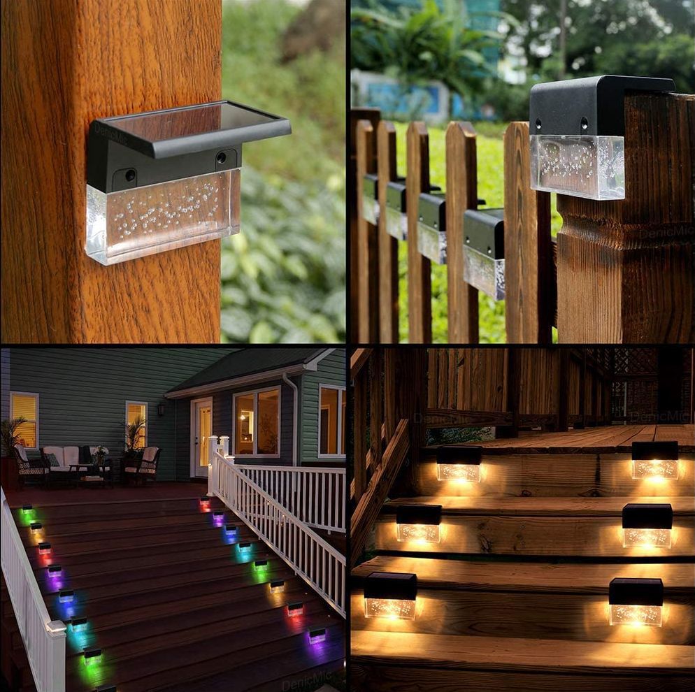 Crystal Glow Solar Step Light
