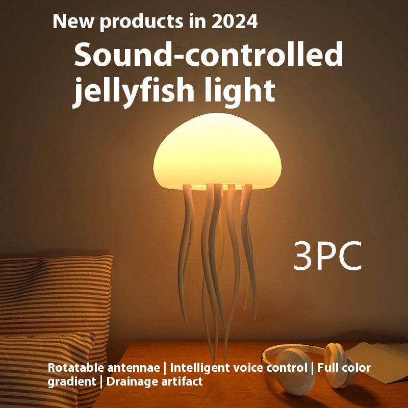 CalmGlow Jellyfish Lamp