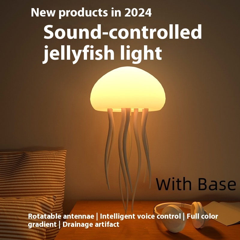 CalmGlow Jellyfish Lamp