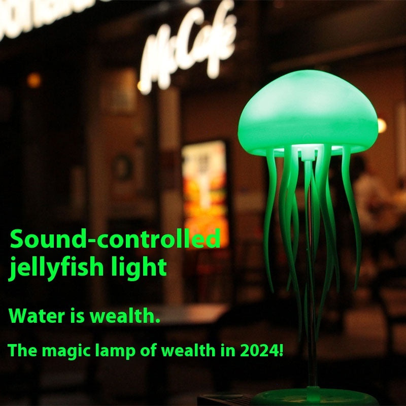 CalmGlow Jellyfish Lamp