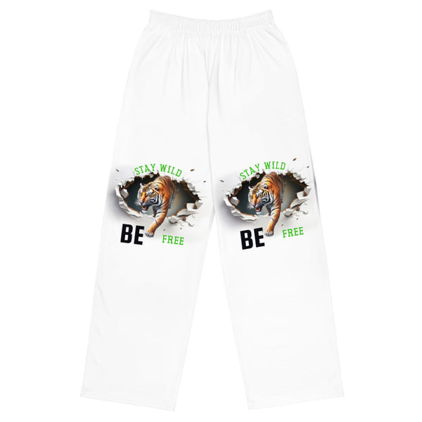 Printed Wide-Leg Comfort Pants